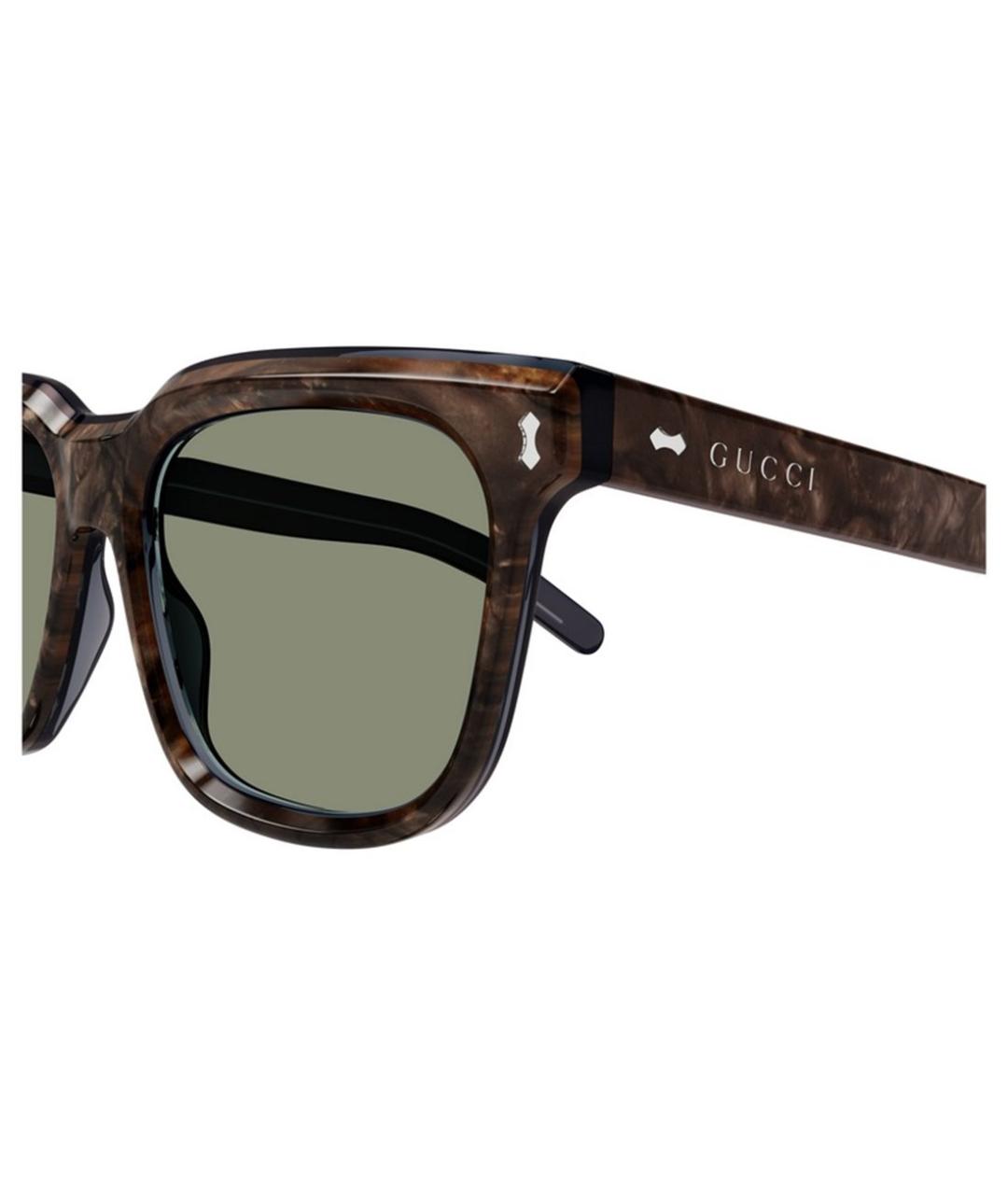 GUCCI Коричневые солнцезащитные очки, фото 3