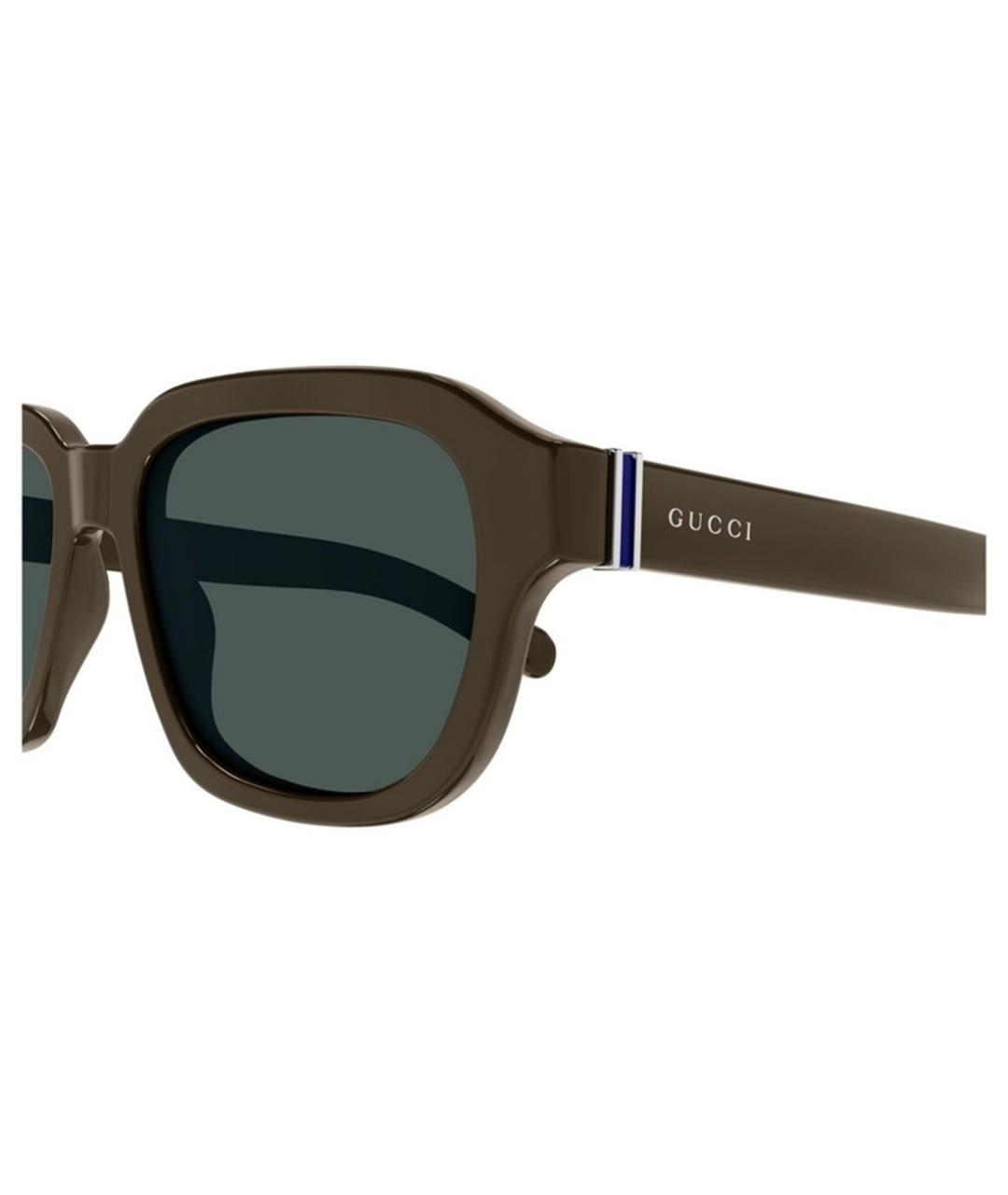 GUCCI Коричневые солнцезащитные очки, фото 3