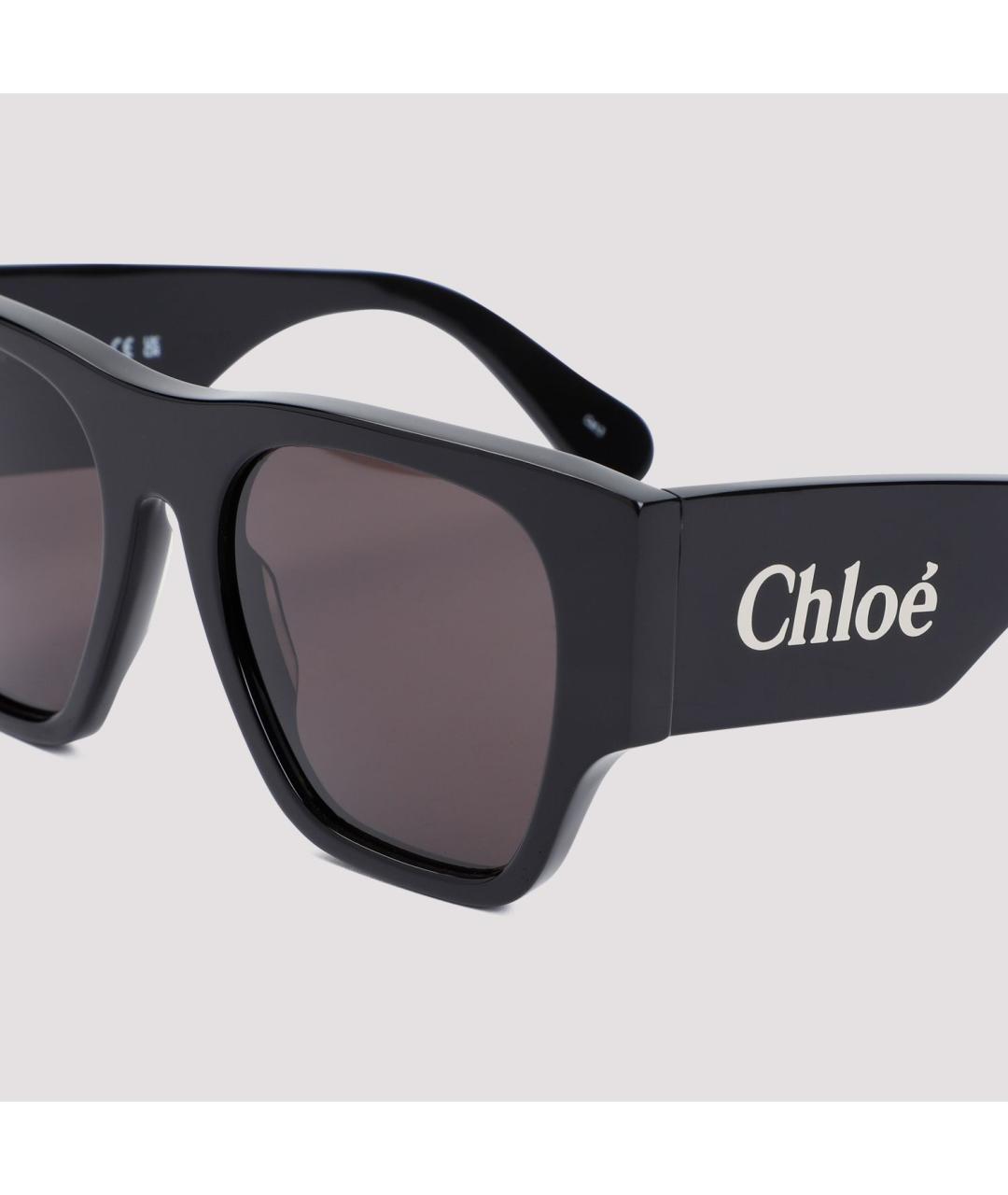 CHLOE Черные солнцезащитные очки, фото 3