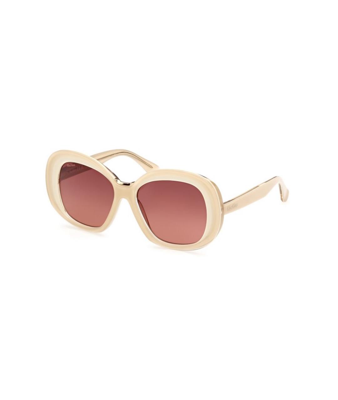 MAX MARA Бежевые солнцезащитные очки, фото 1