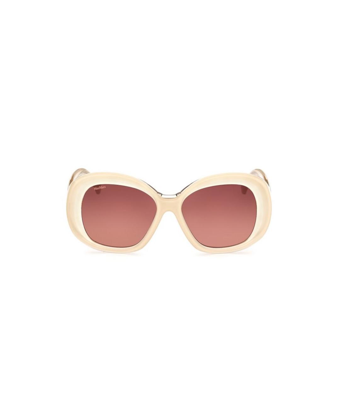 MAX MARA Бежевые солнцезащитные очки, фото 3