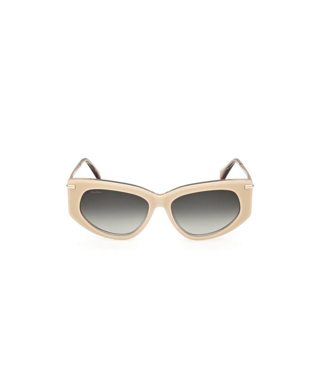 MAX MARA Бежевые солнцезащитные очки, фото 3