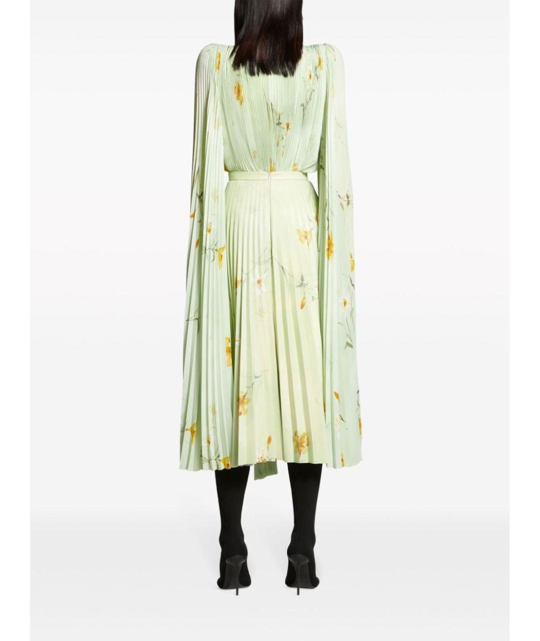 BALENCIAGA Зеленая полиэстеровая блузы, фото 4