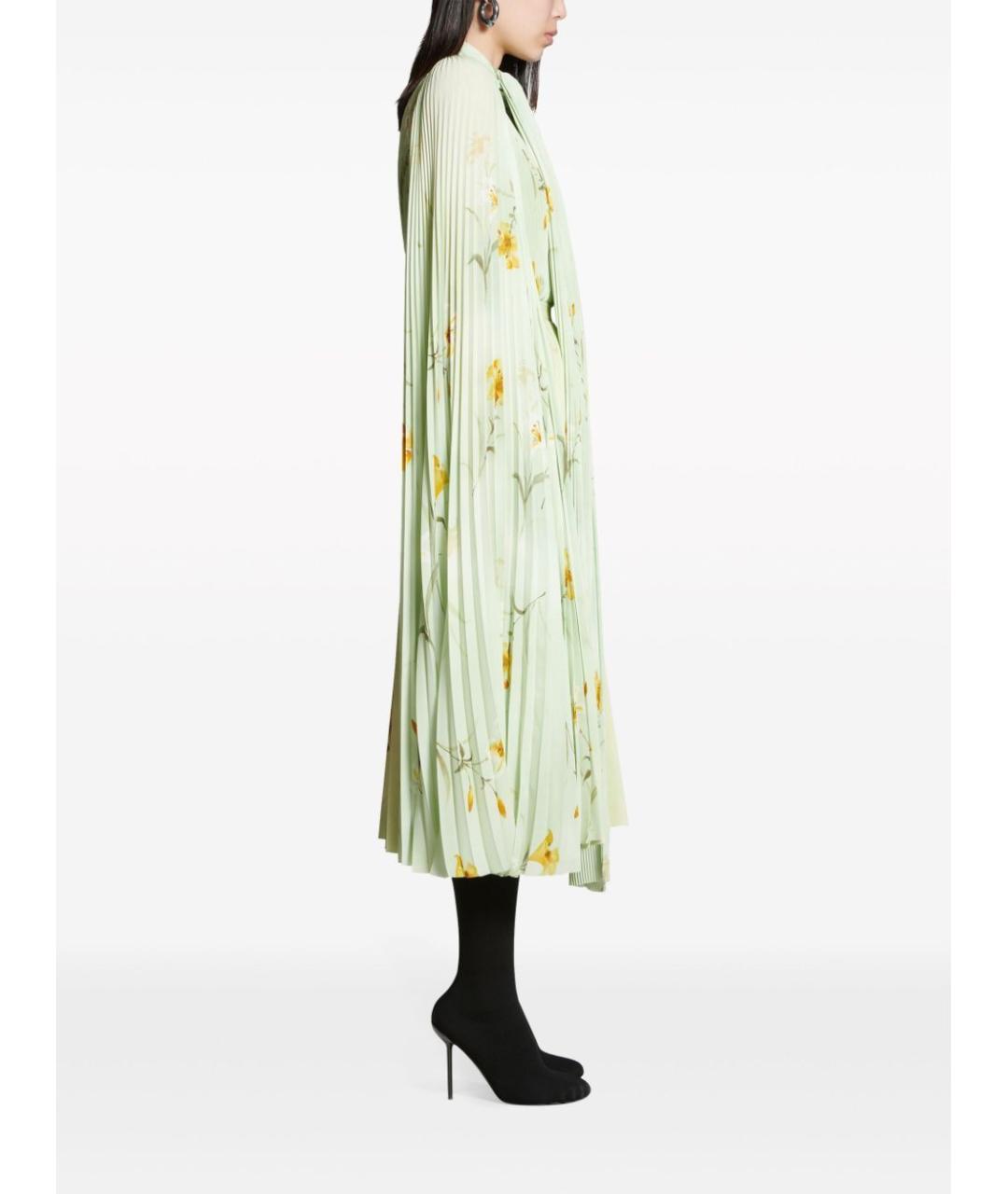 BALENCIAGA Зеленая полиэстеровая блузы, фото 3