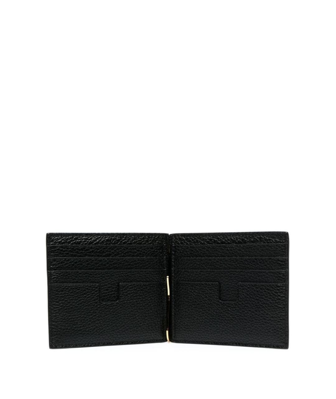 TOM FORD Черный кожаный кошелек, фото 3