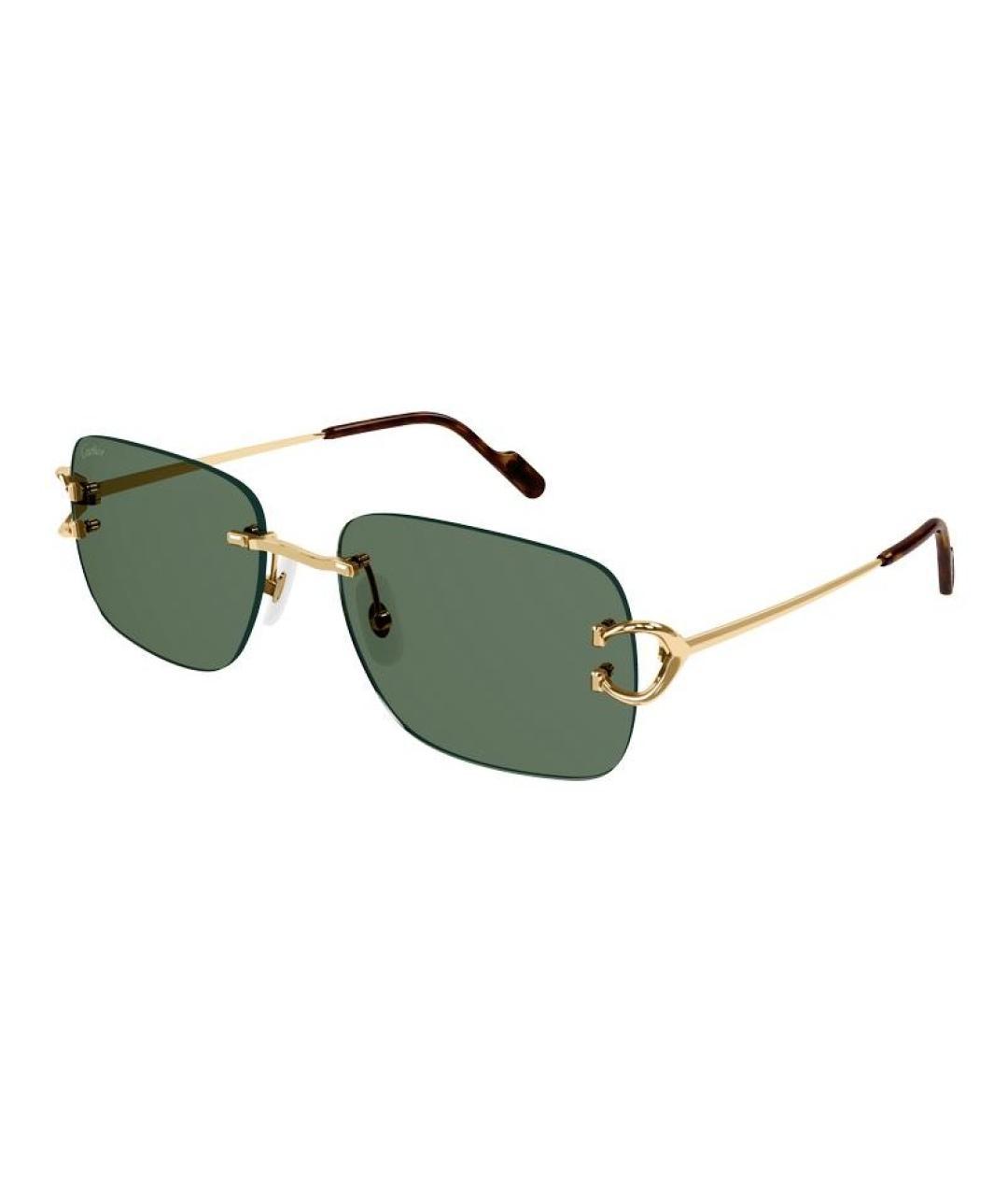 CARTIER Мульти металлические солнцезащитные очки, фото 2