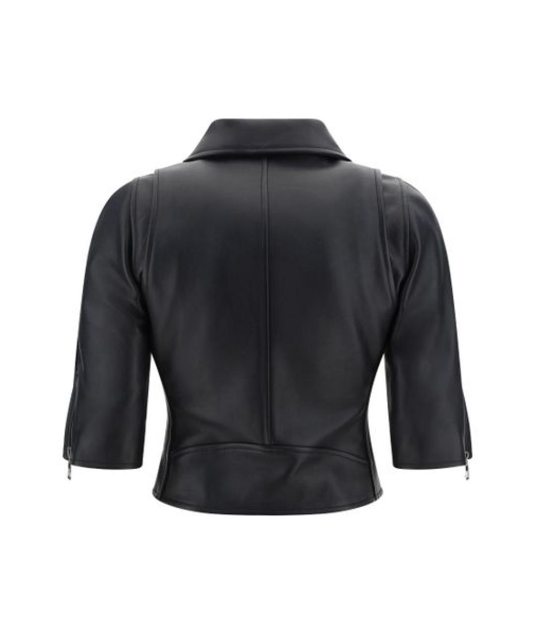 LOEWE Черная кожаная куртка, фото 2