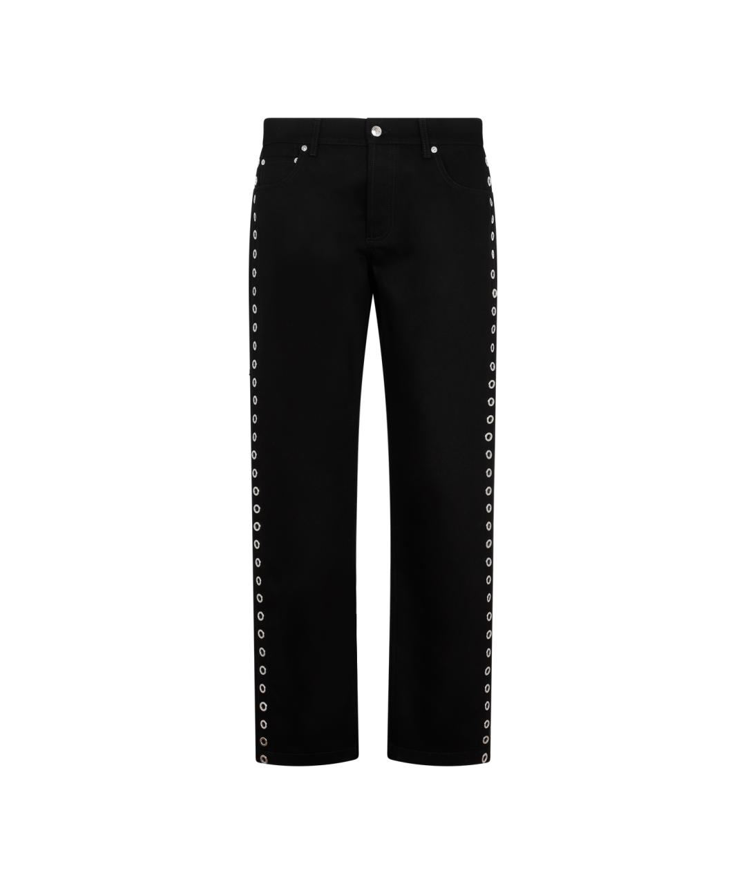 ALEXANDER MCQUEEN Черные прямые джинсы, фото 1