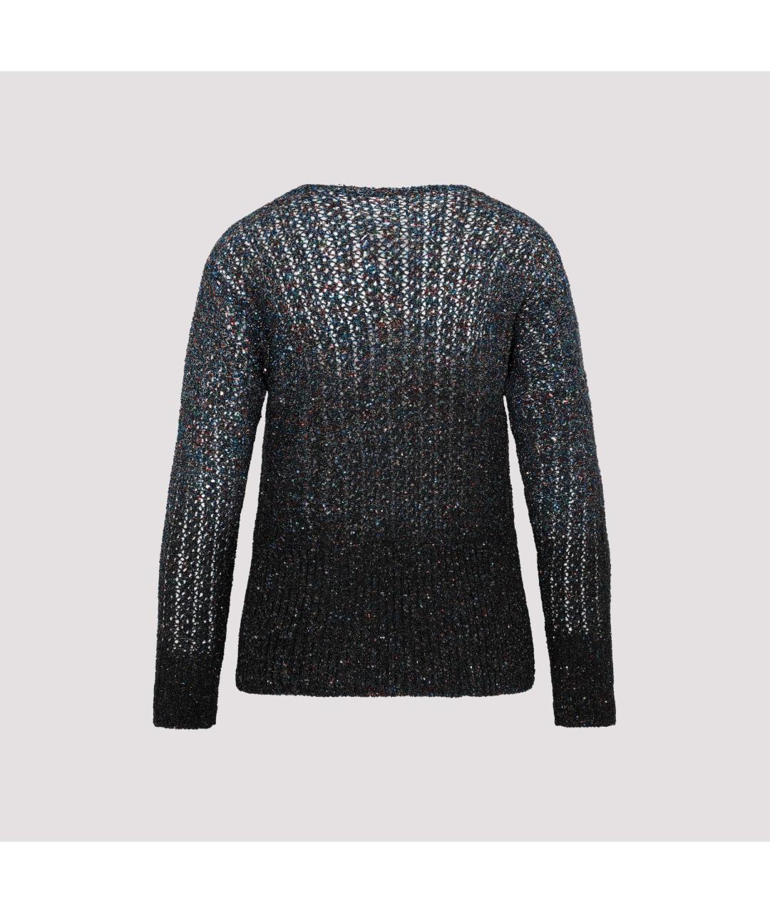 MAISON MARGIELA Темно-синий полиэстеровый джемпер / свитер, фото 3