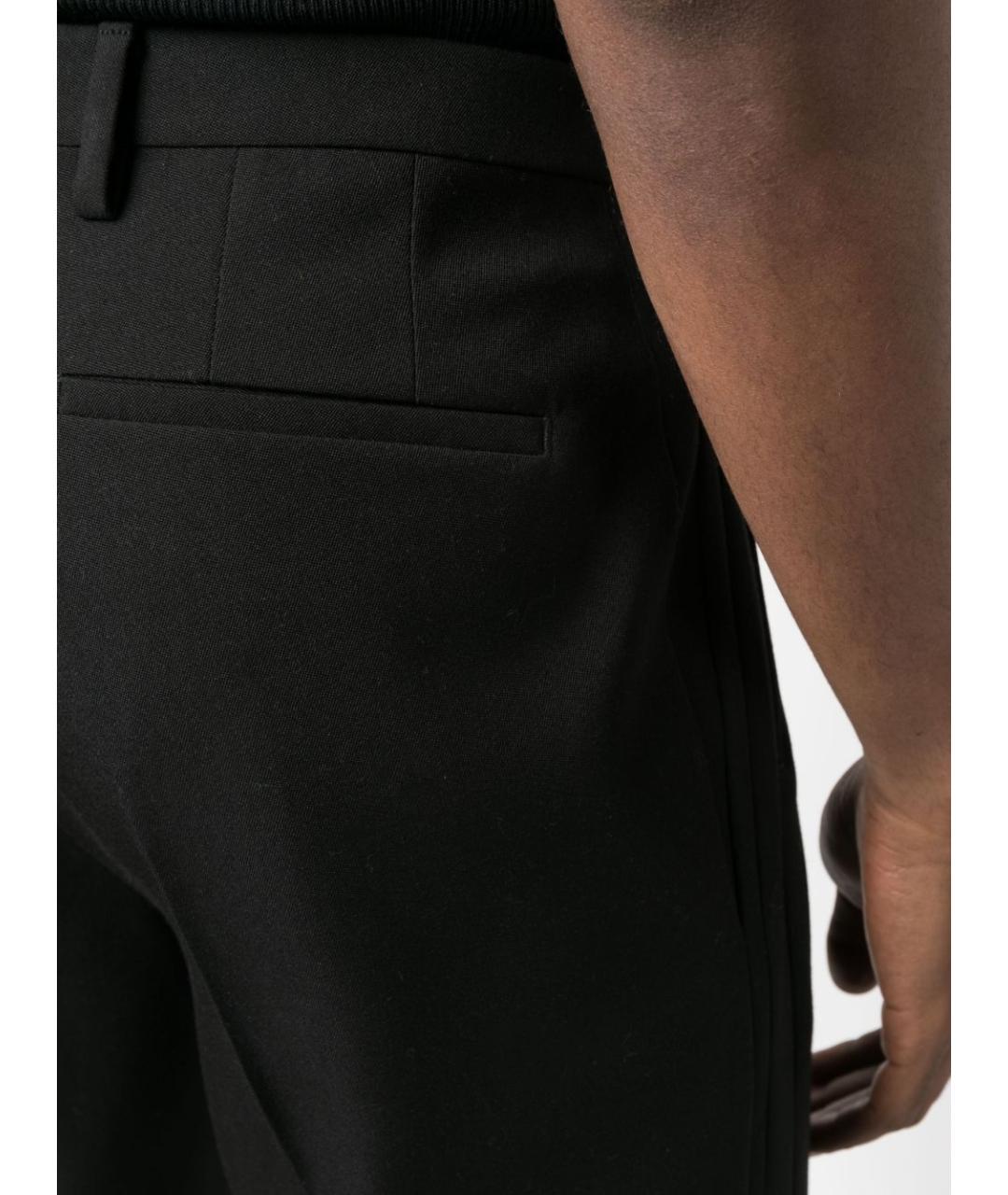 LANVIN Черные шерстяные классические брюки, фото 5