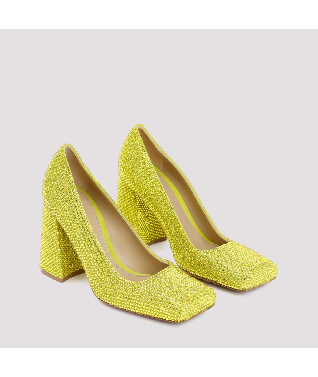 BOTTEGA VENETA Зеленые кожаные туфли, фото 4