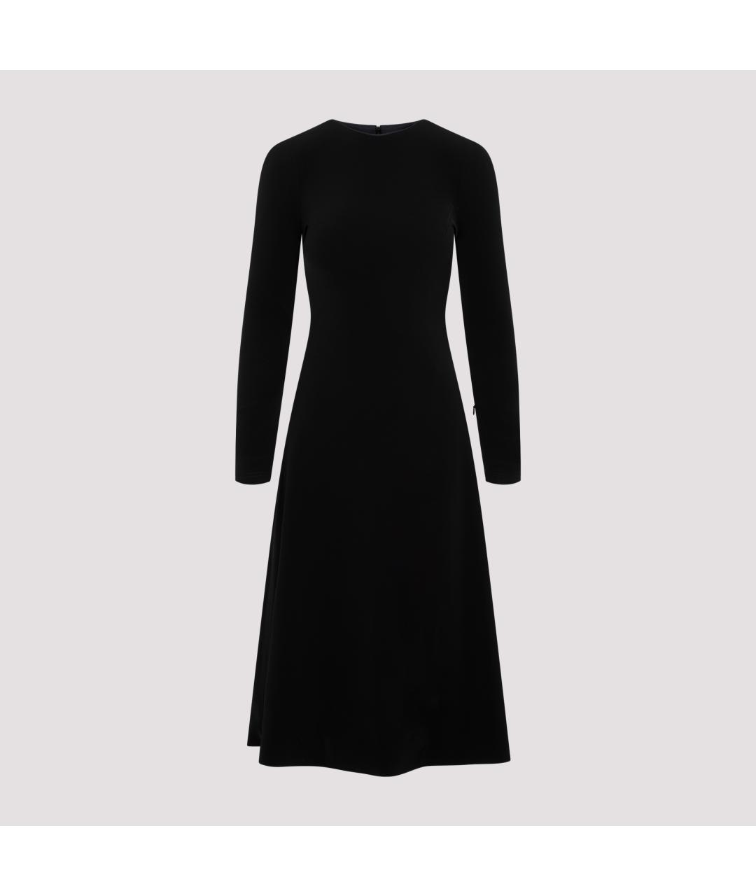 BALENCIAGA Черное полиэстеровое вечернее платье, фото 2