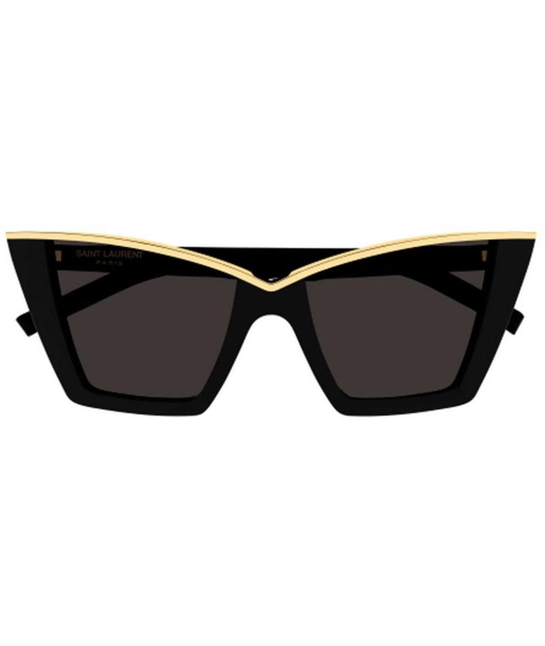 SAINT LAURENT Черные солнцезащитные очки, фото 2