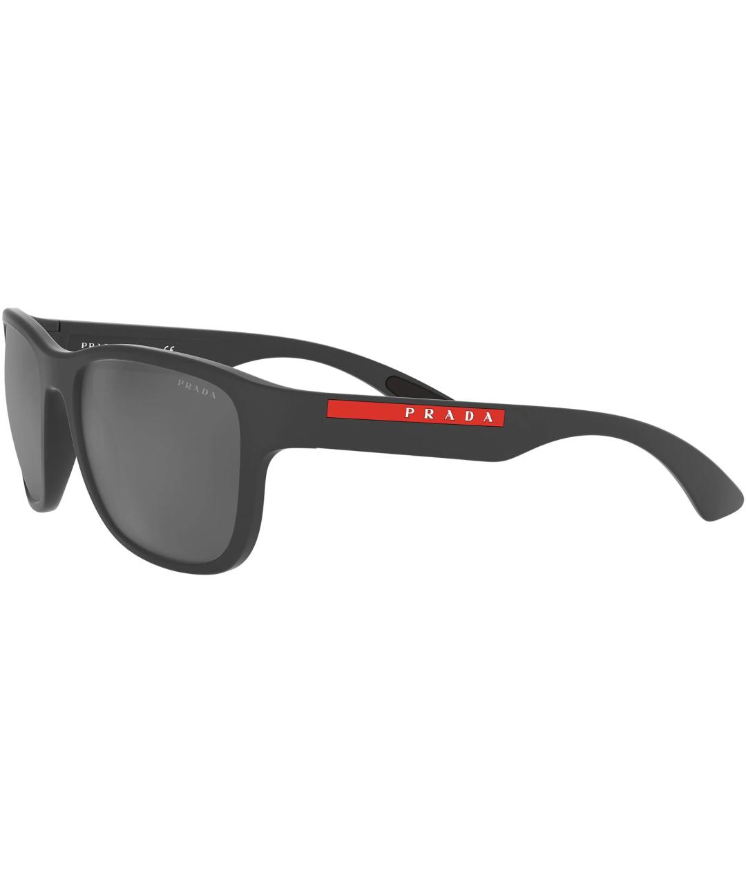 PRADA Серые пластиковые солнцезащитные очки, фото 3
