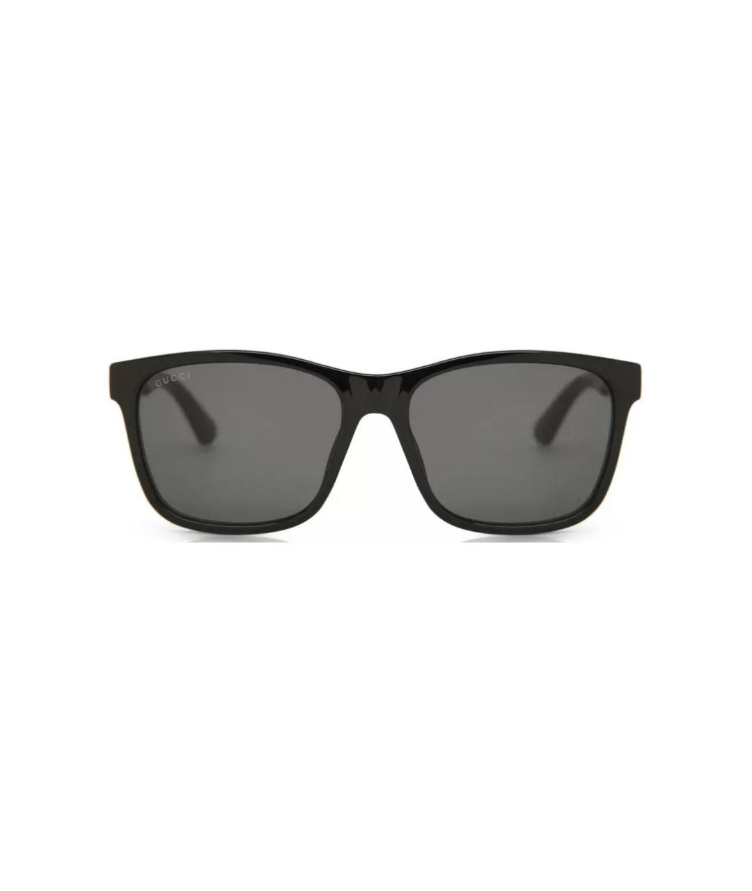 GUCCI Черные пластиковые солнцезащитные очки, фото 2