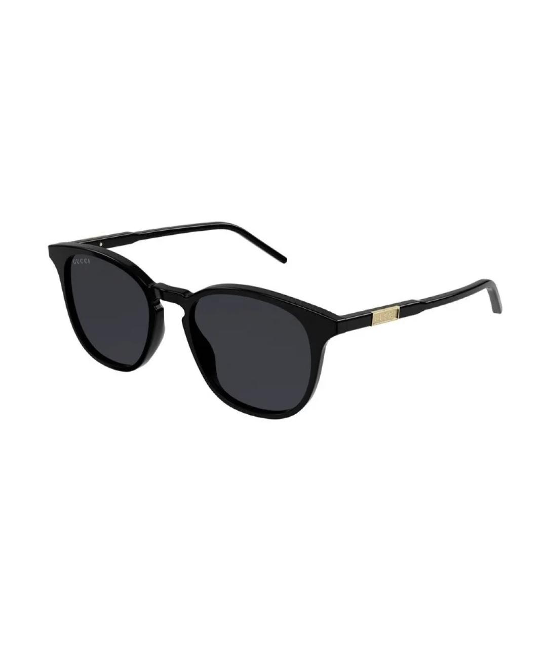 GUCCI Черные пластиковые солнцезащитные очки, фото 1