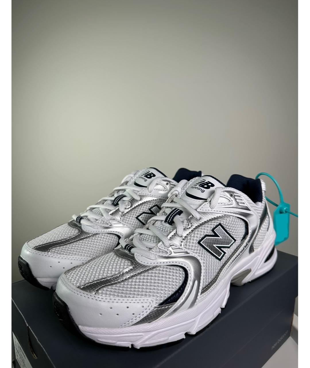NEW BALANCE Серебряные высокие кроссовки / кеды, фото 3
