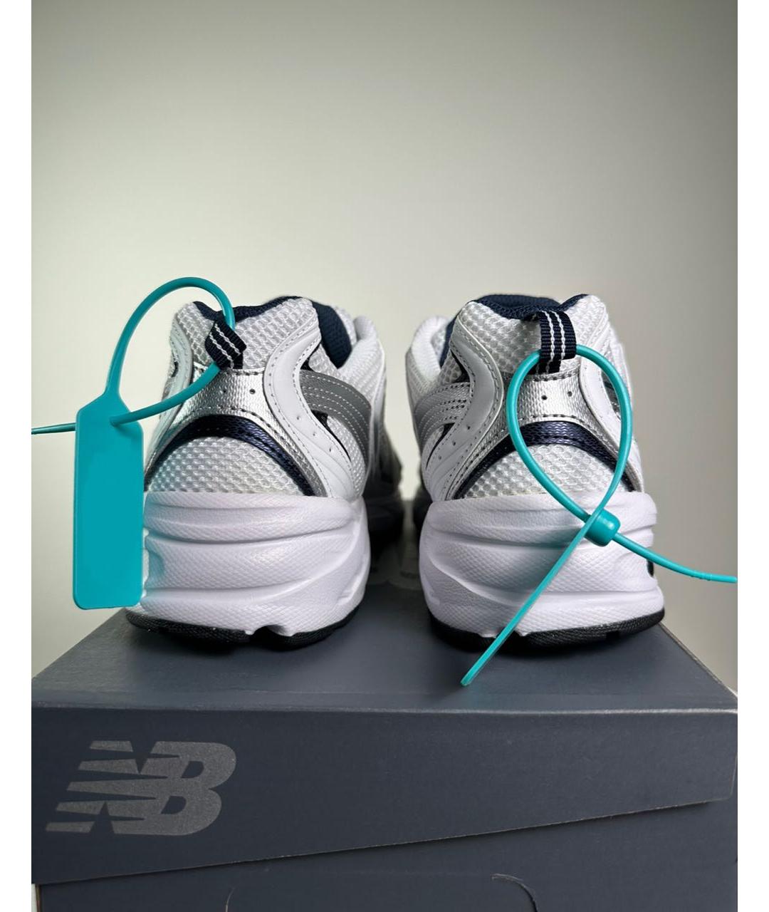 NEW BALANCE Серебряные высокие кроссовки / кеды, фото 4