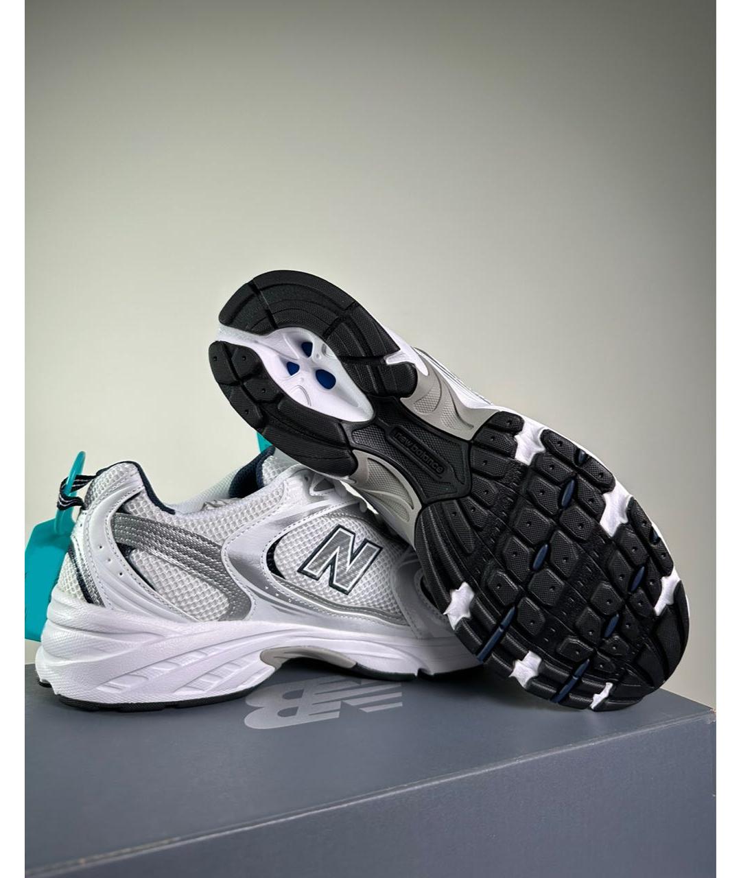NEW BALANCE Серебряные высокие кроссовки / кеды, фото 5