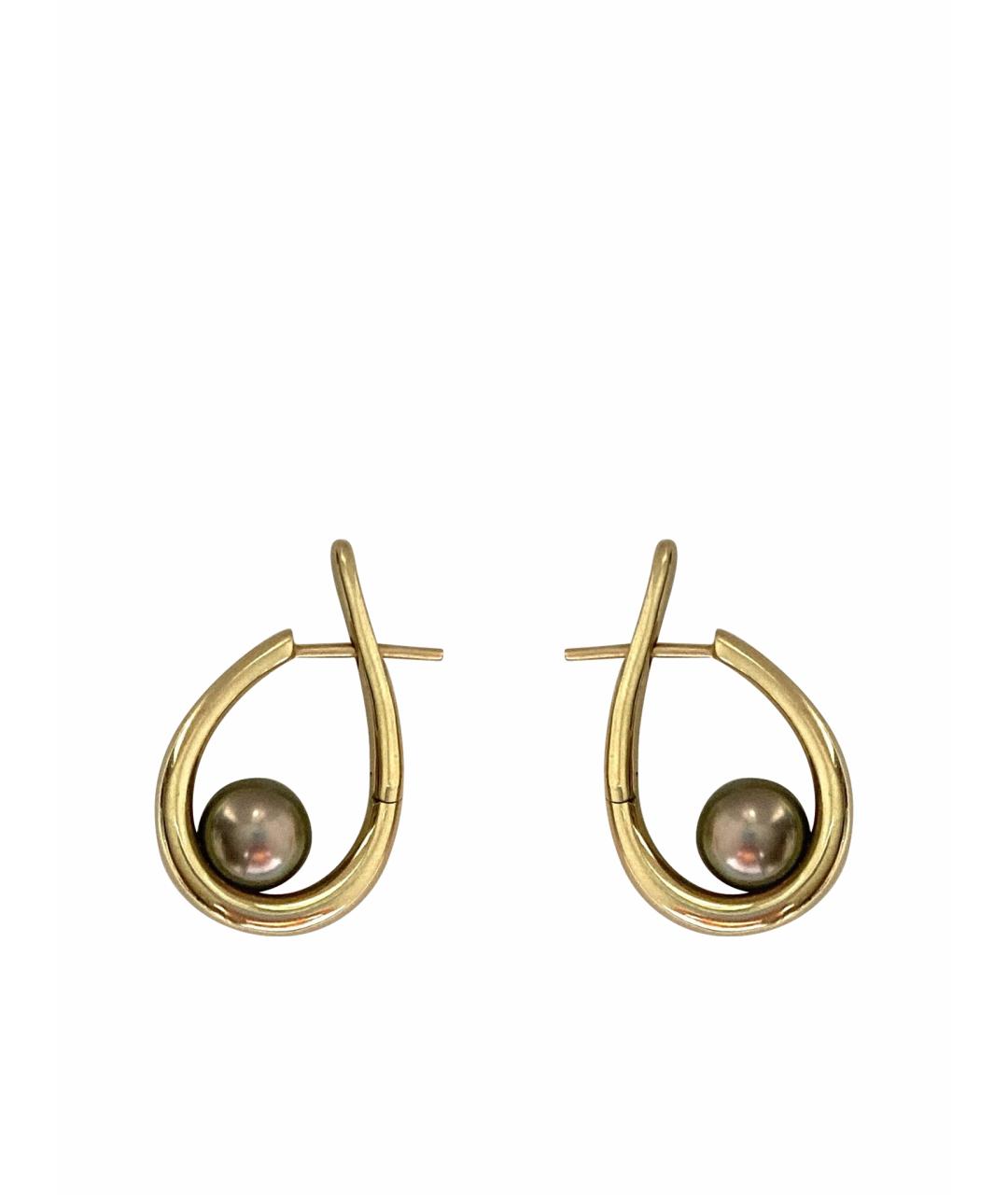 Mikimoto Серьги из белого золота, фото 1