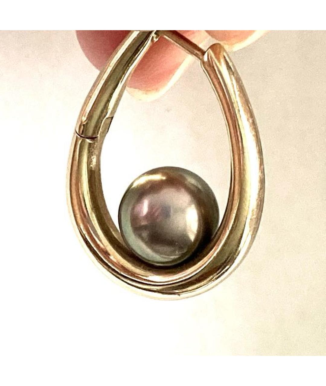 Mikimoto Серьги из белого золота, фото 4