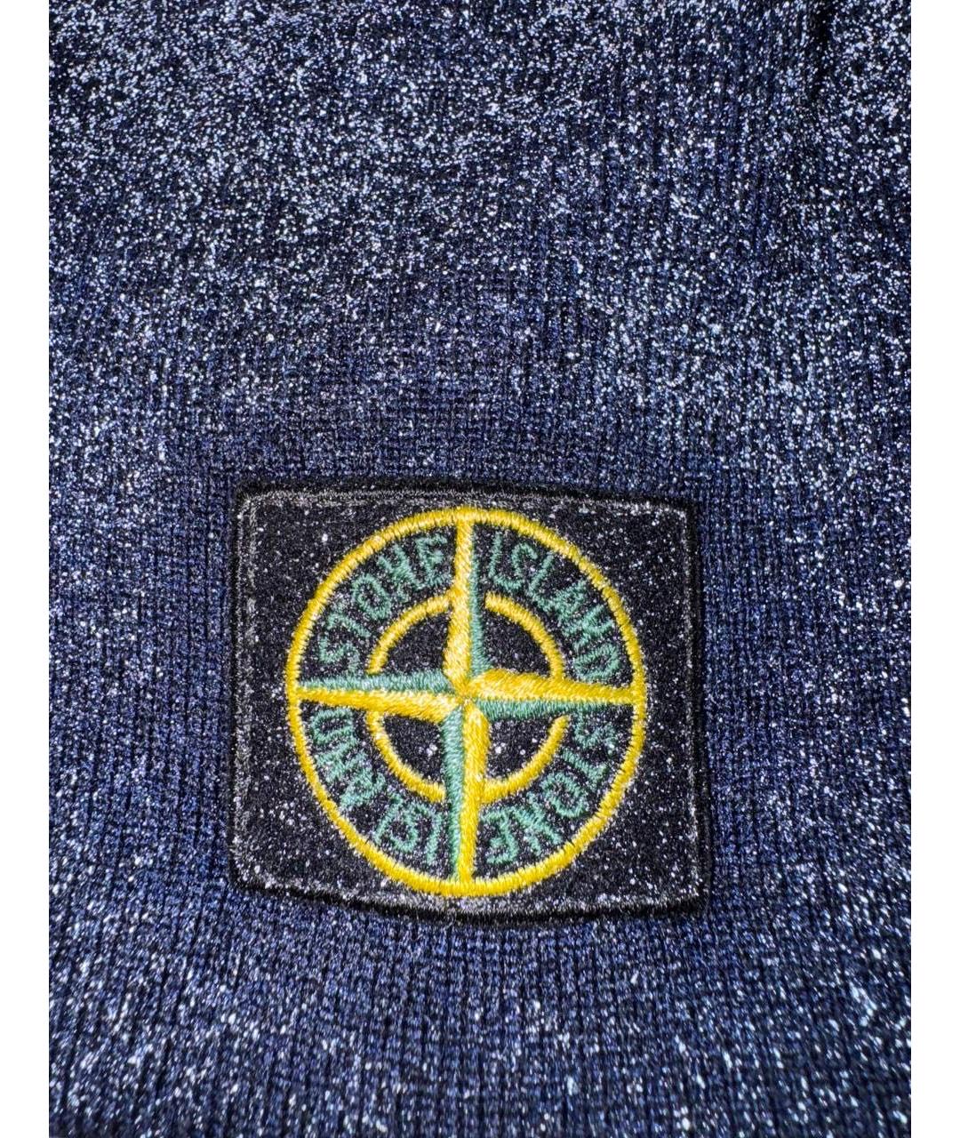 STONE ISLAND Черная шерстяная шапка, фото 7