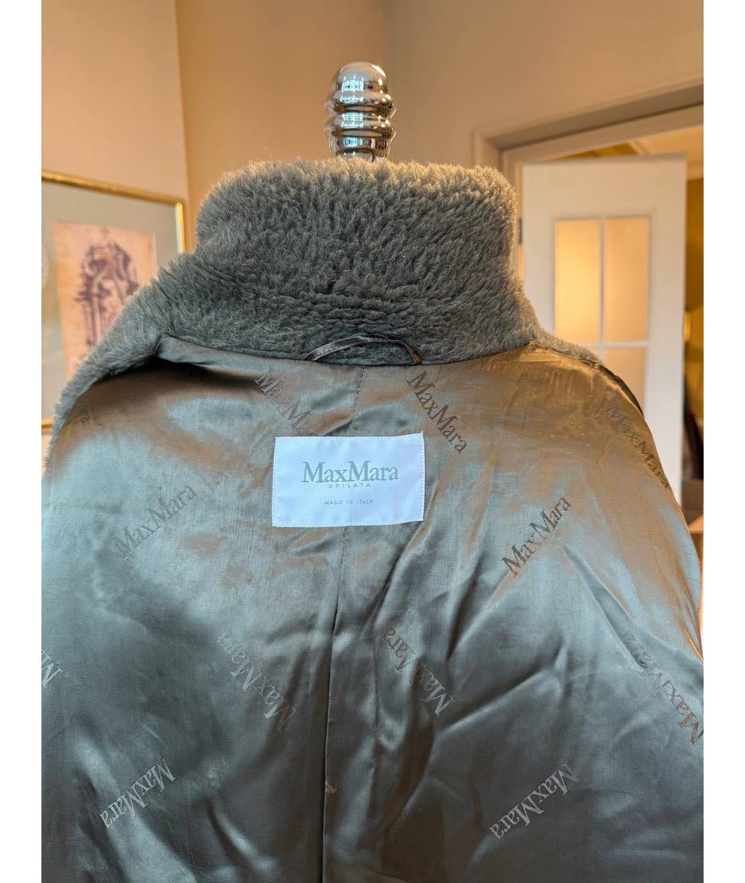 MAX MARA Коричневое пальто, фото 3