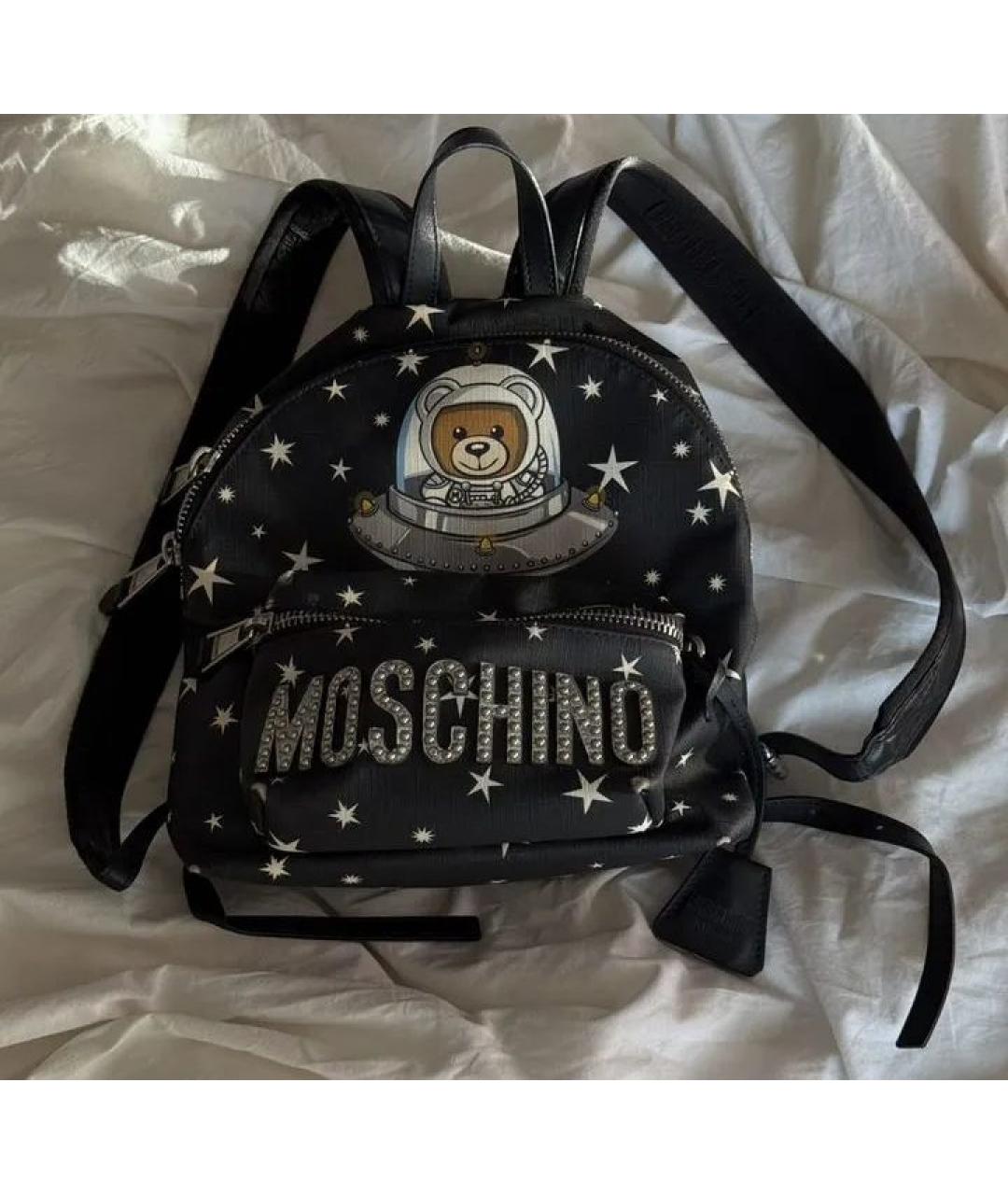 MOSCHINO Черный рюкзак, фото 3