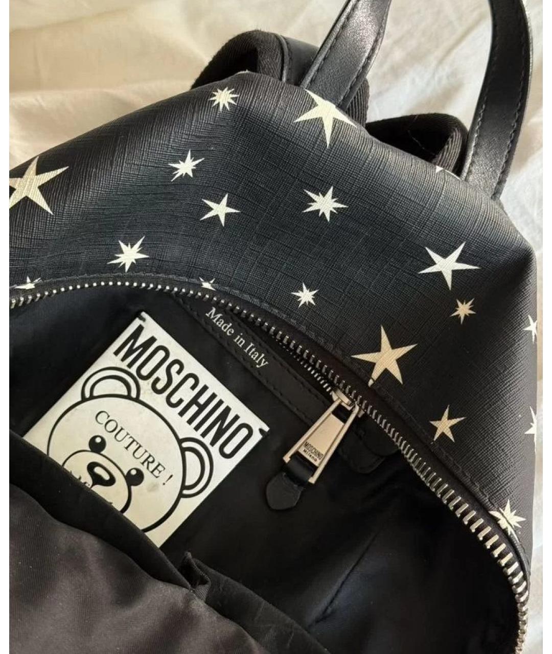 MOSCHINO Черный рюкзак, фото 9