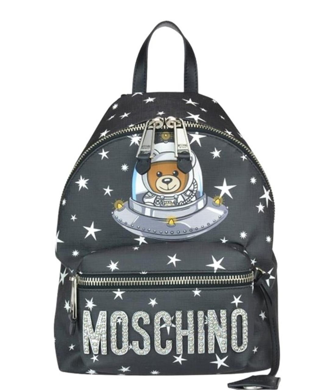 MOSCHINO Черный рюкзак, фото 1