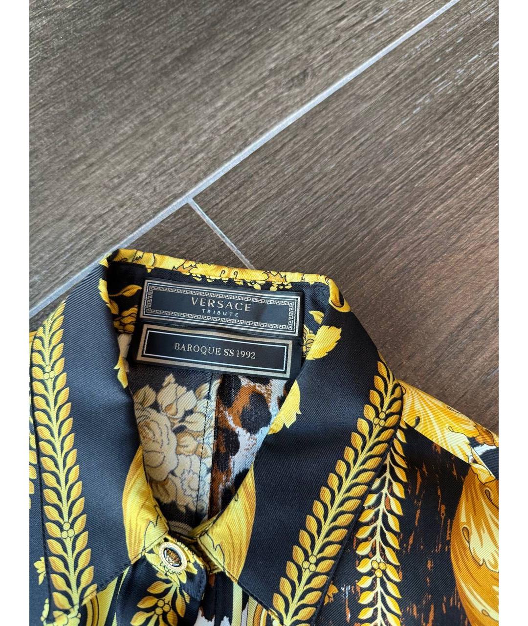 VERSACE Шелковая блузы, фото 3
