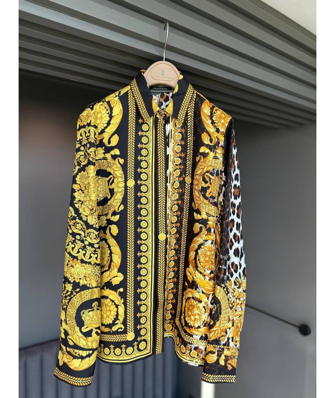 VERSACE Шелковая блузы, фото 9