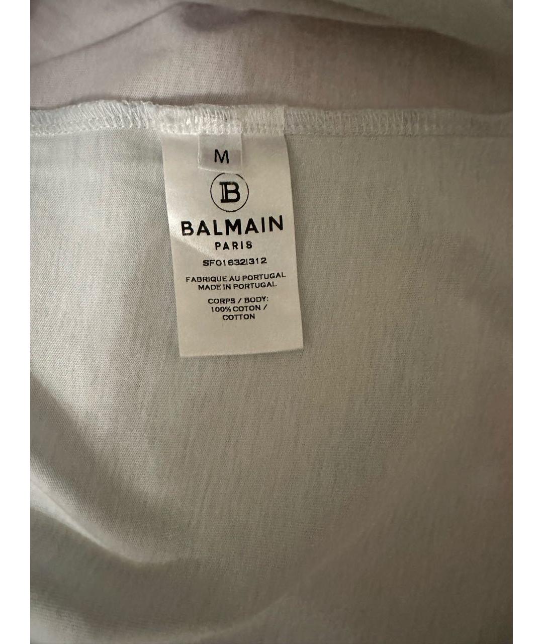 BALMAIN Хлопковая майка, фото 3