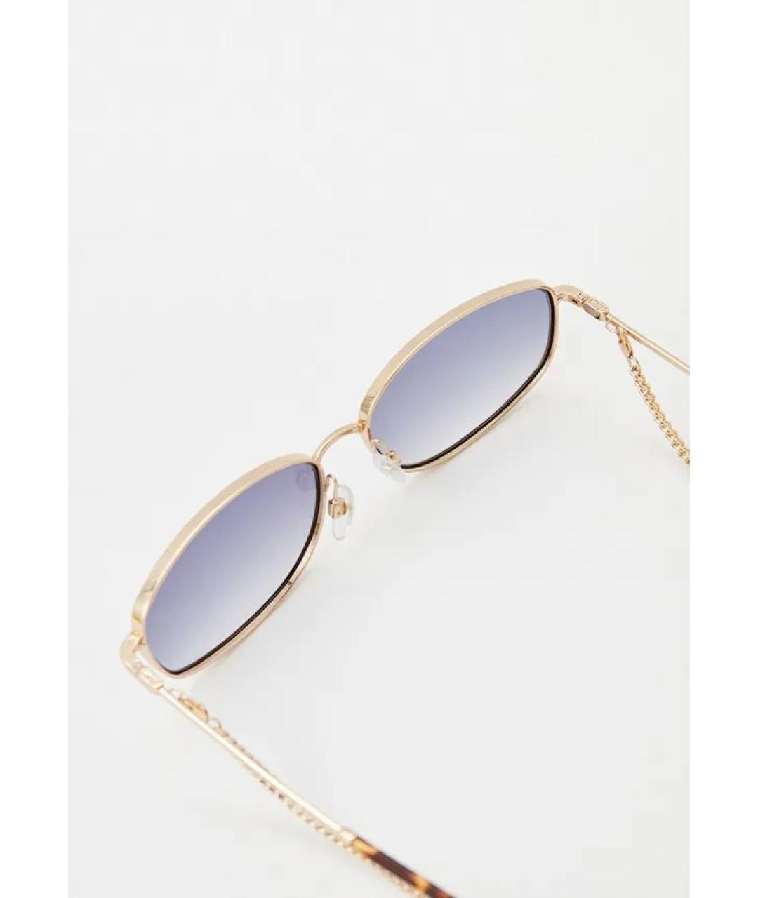MARC JACOBS Золотые металлические солнцезащитные очки, фото 6