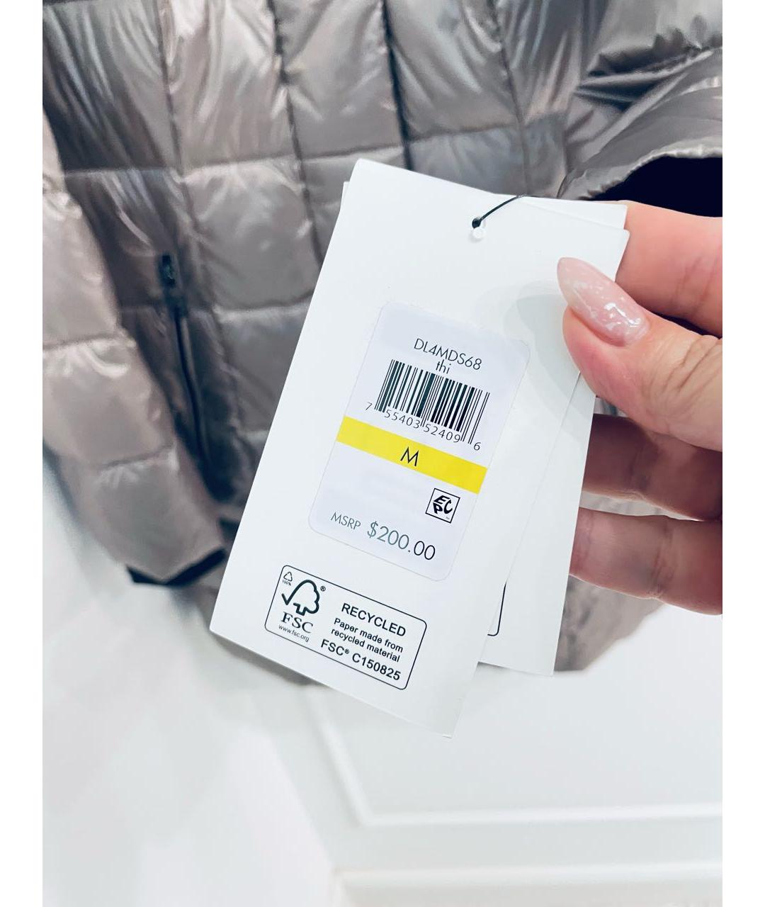 DKNY Серая куртка, фото 5