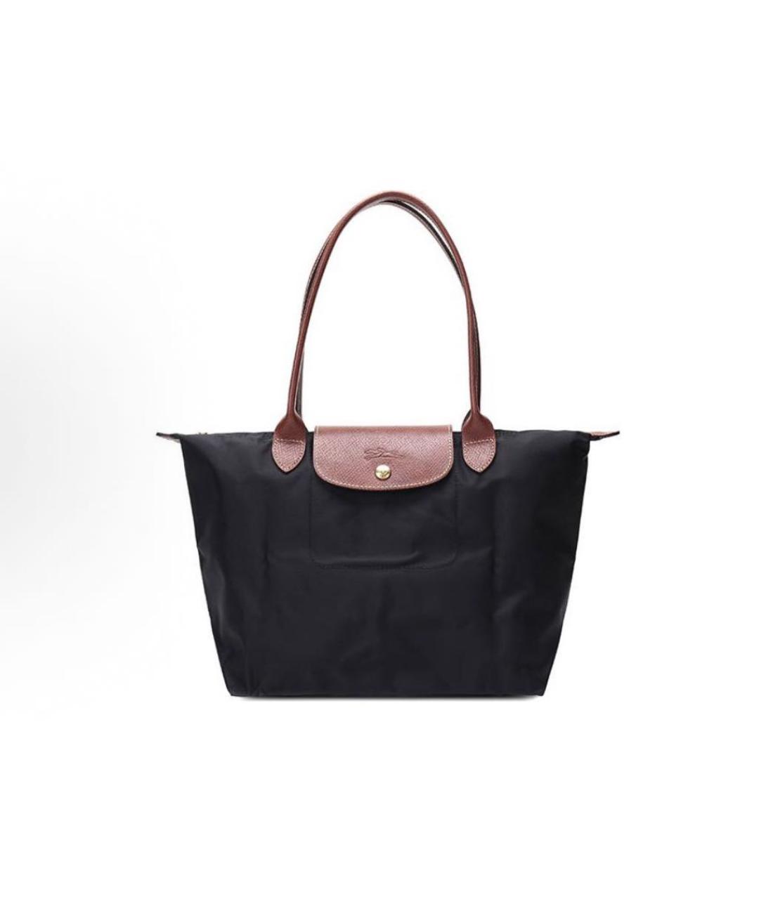 LONGCHAMP Черная сумка тоут, фото 3
