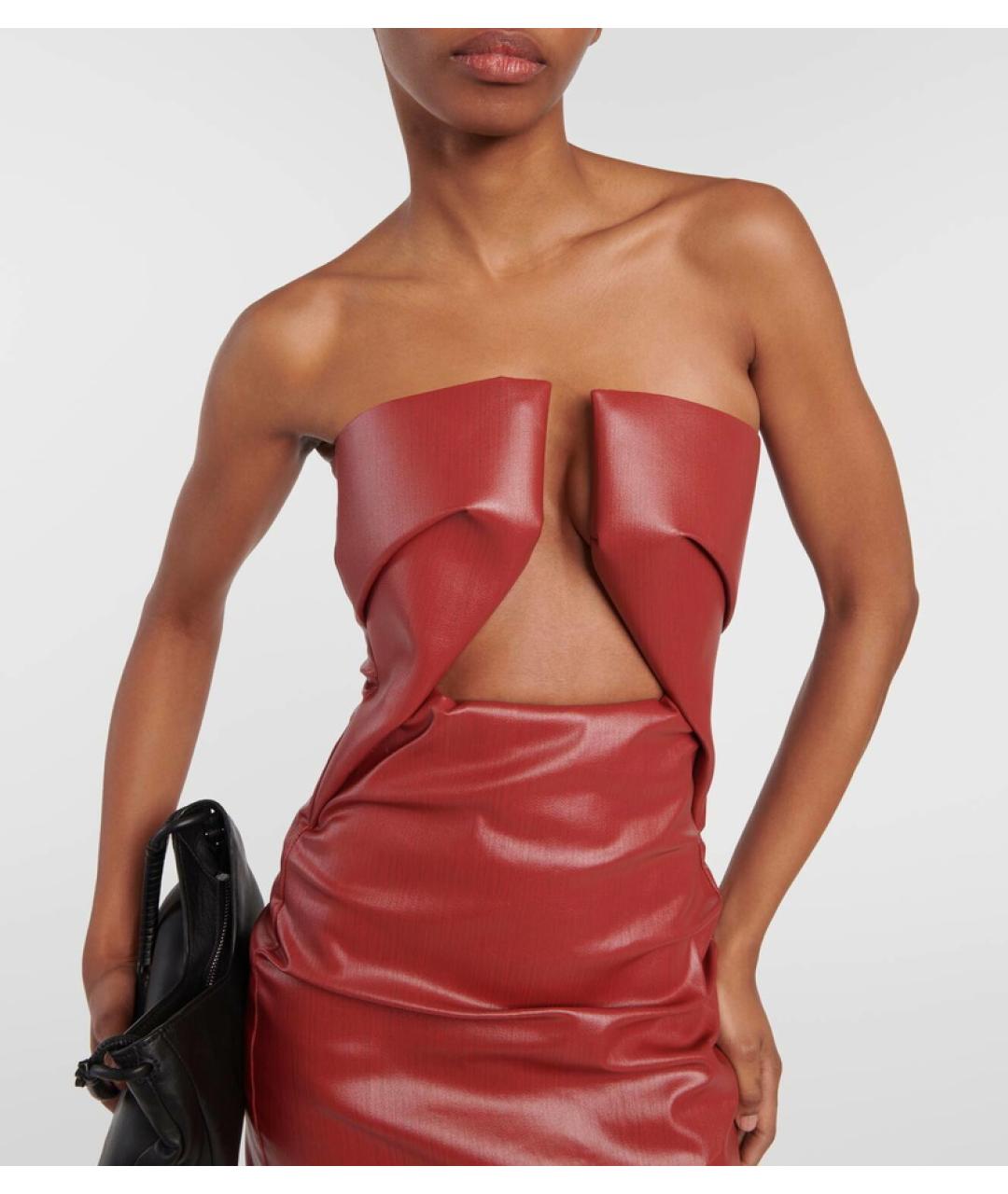 RICK OWENS Красное коктейльное платье, фото 6