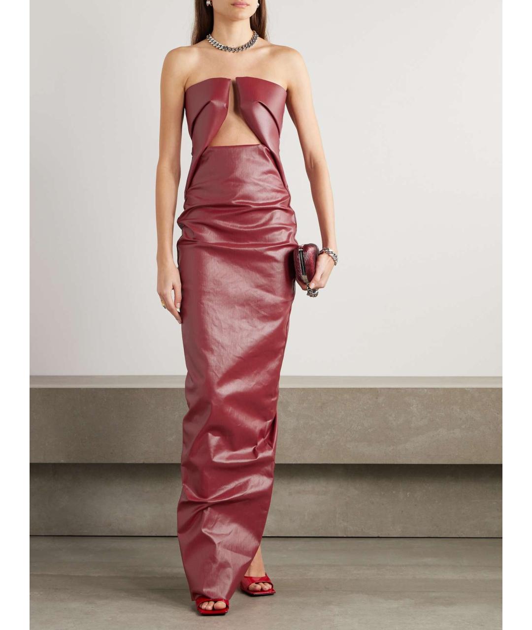 RICK OWENS Красное коктейльное платье, фото 2