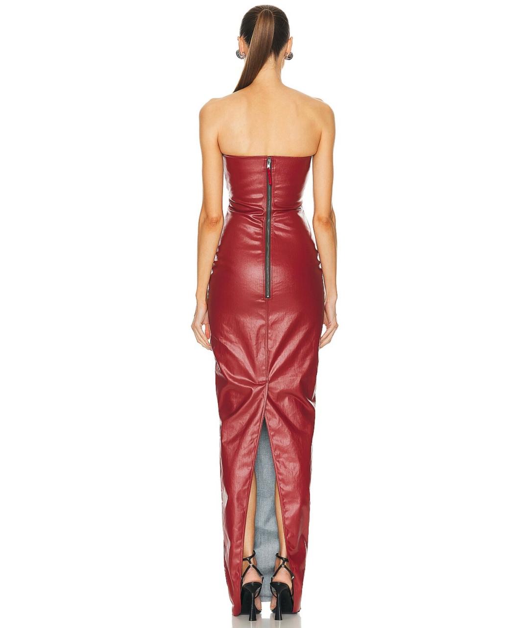 RICK OWENS Красное коктейльное платье, фото 9