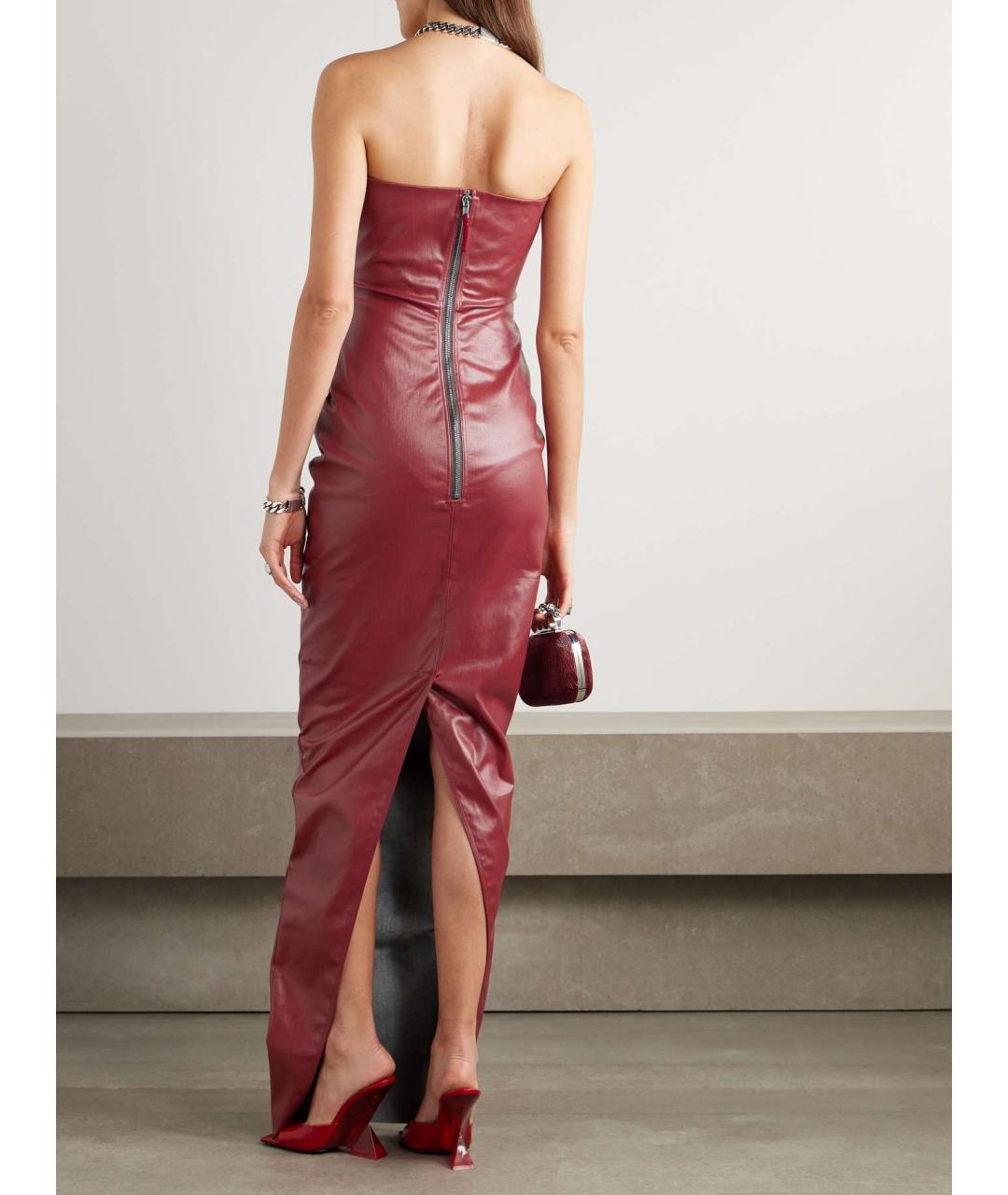 RICK OWENS Красное коктейльное платье, фото 3