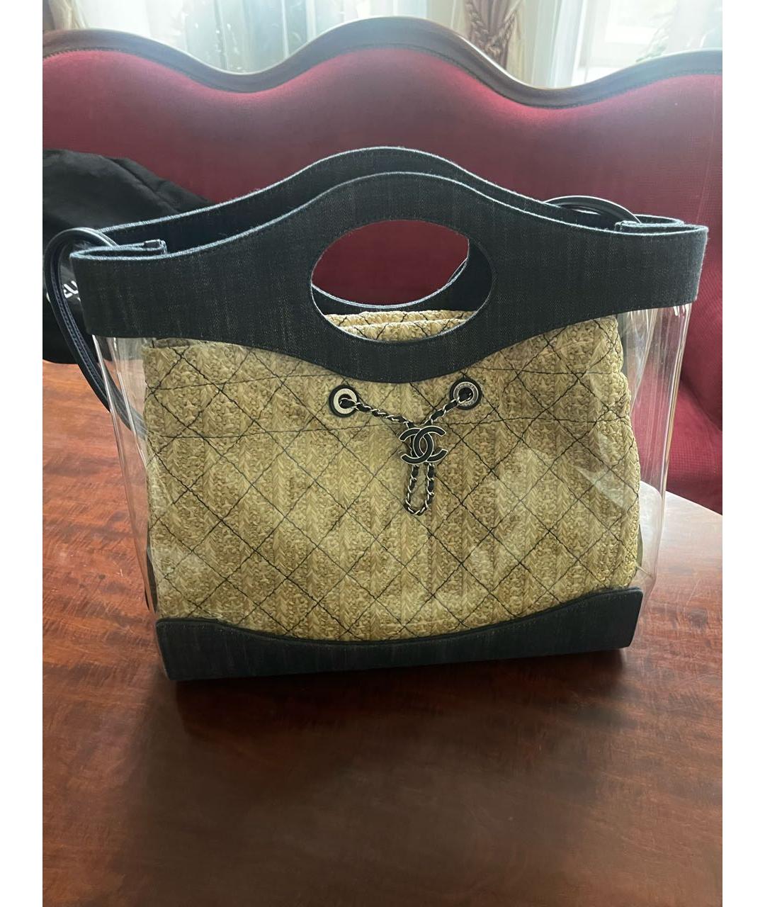 CHANEL Деним сумка тоут, фото 2