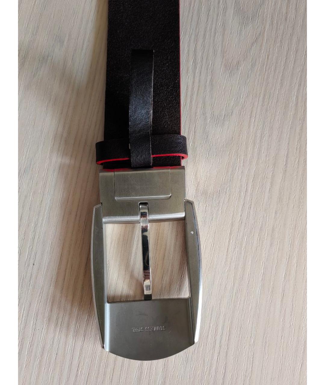 TAG HEUER Коричневый кожаный ремень, фото 2