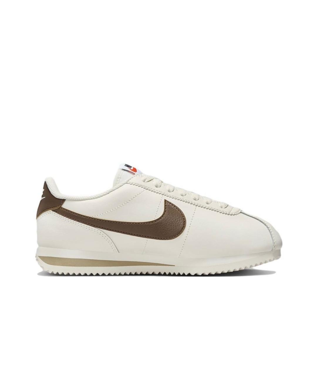 NIKE Бежевые кроссовки из искусственной кожи, фото 2