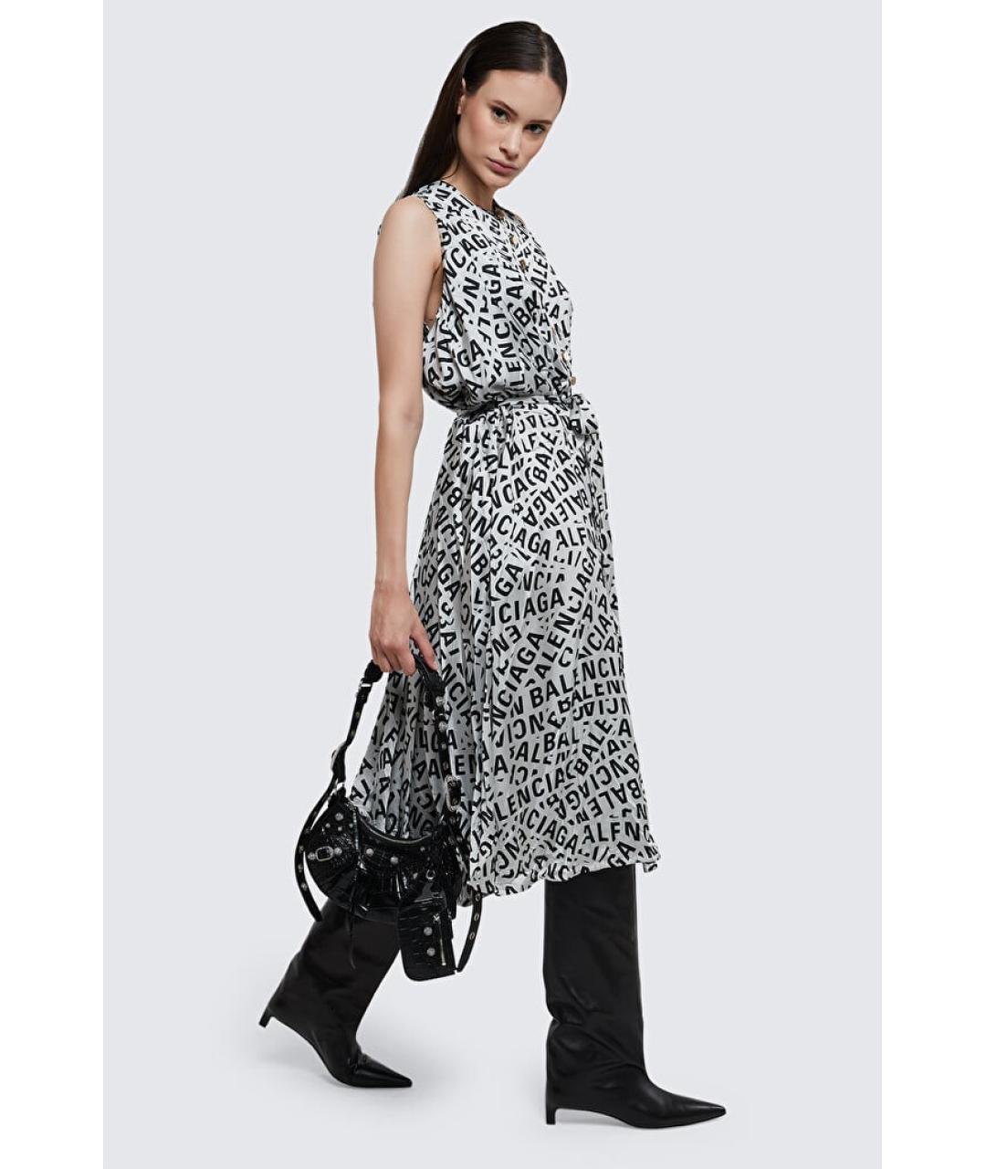 BALENCIAGA Мульти повседневное платье, фото 2