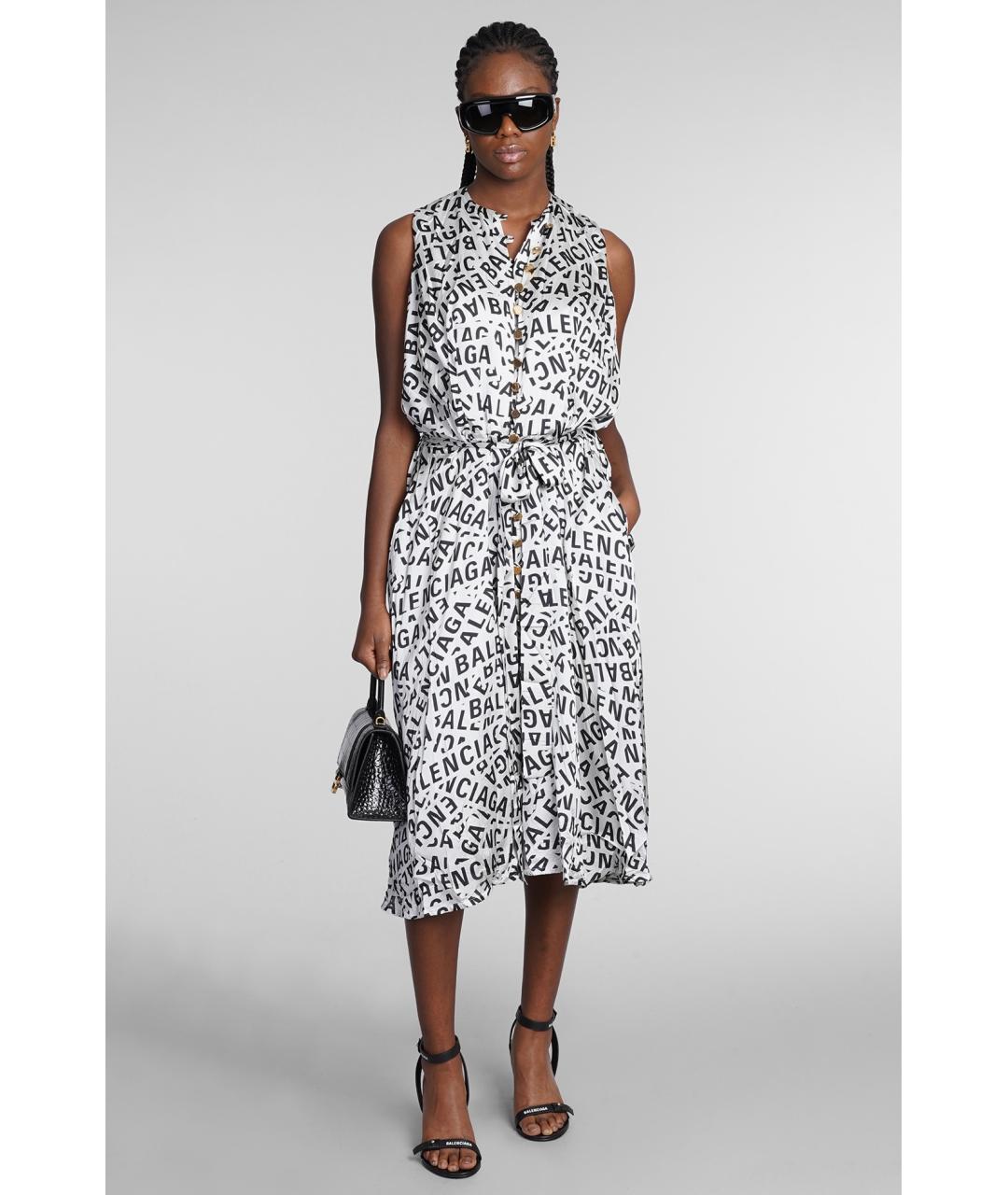 BALENCIAGA Мульти повседневное платье, фото 6