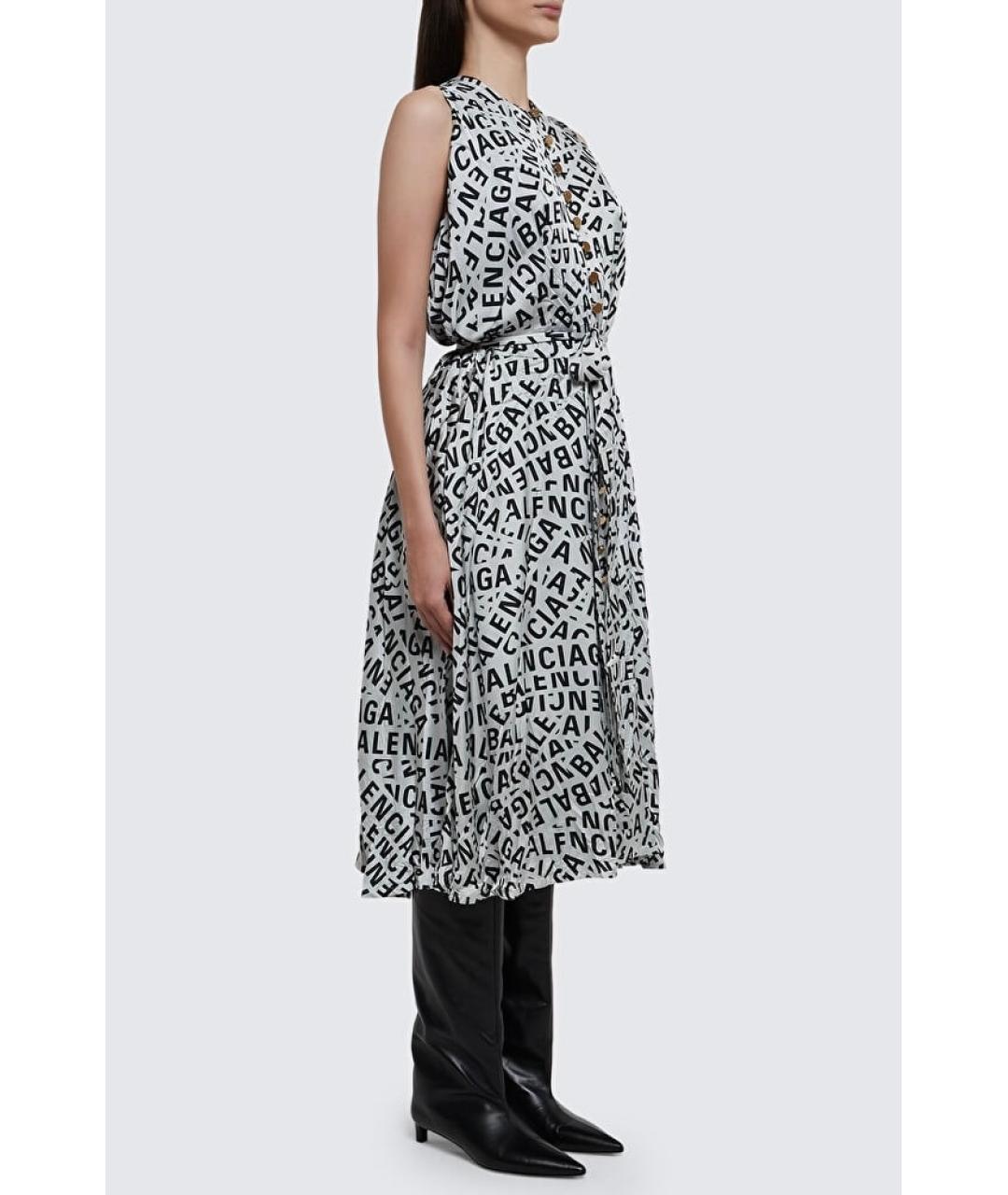 BALENCIAGA Мульти повседневное платье, фото 3