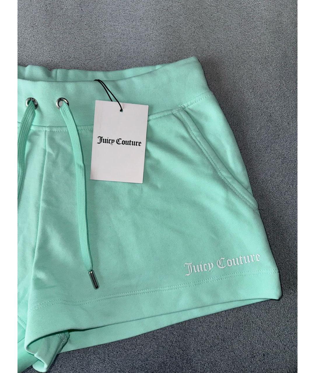 JUICY COUTURE Зеленые хлопковые шорты, фото 2