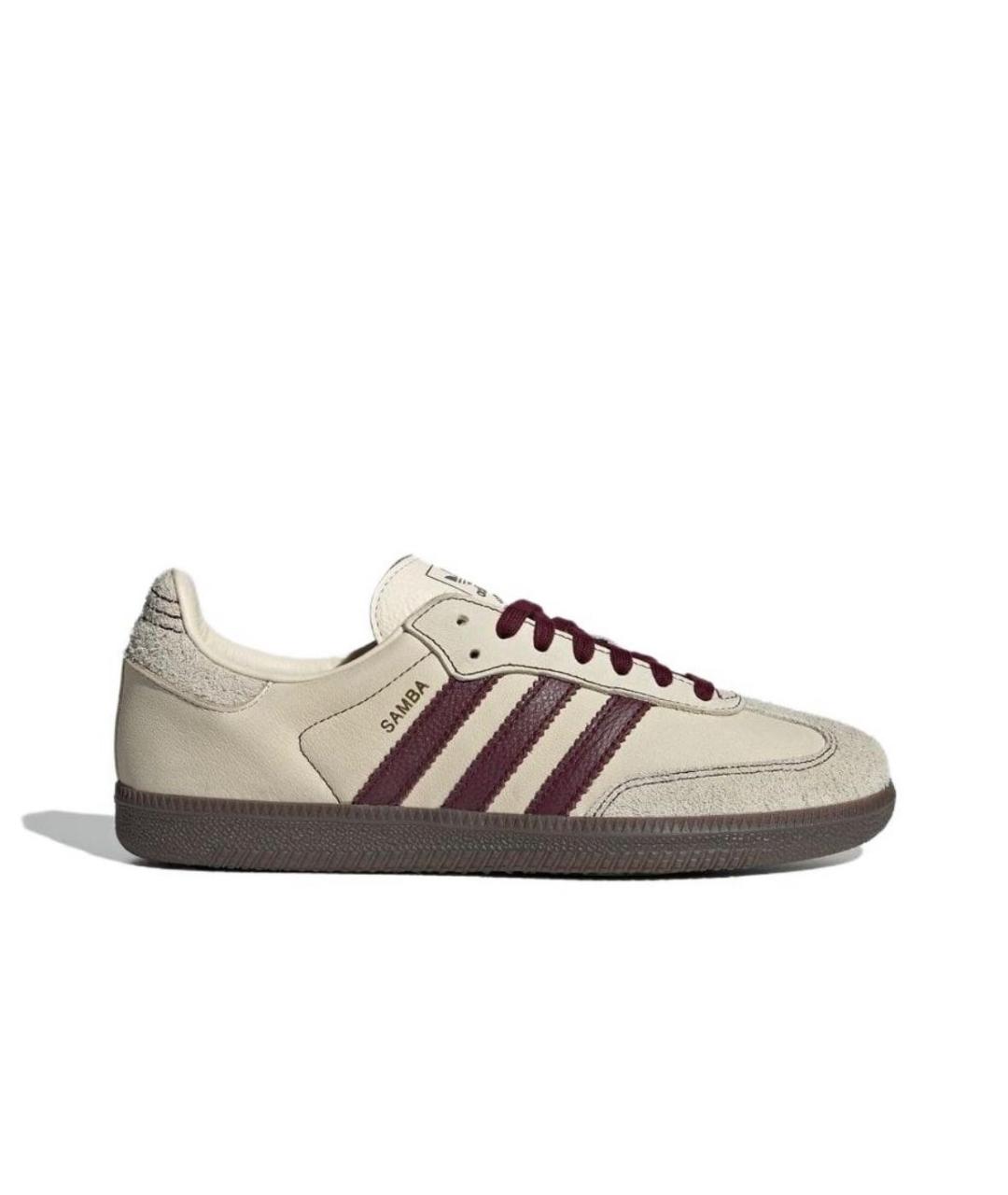ADIDAS Бежевые замшевые кроссовки, фото 2