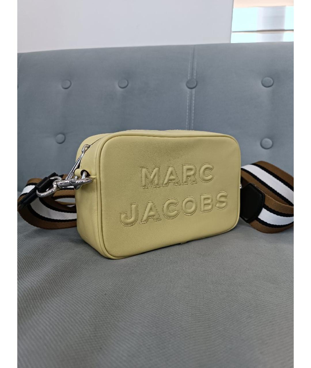 MARC JACOBS Желтая кожаная сумка через плечо, фото 2
