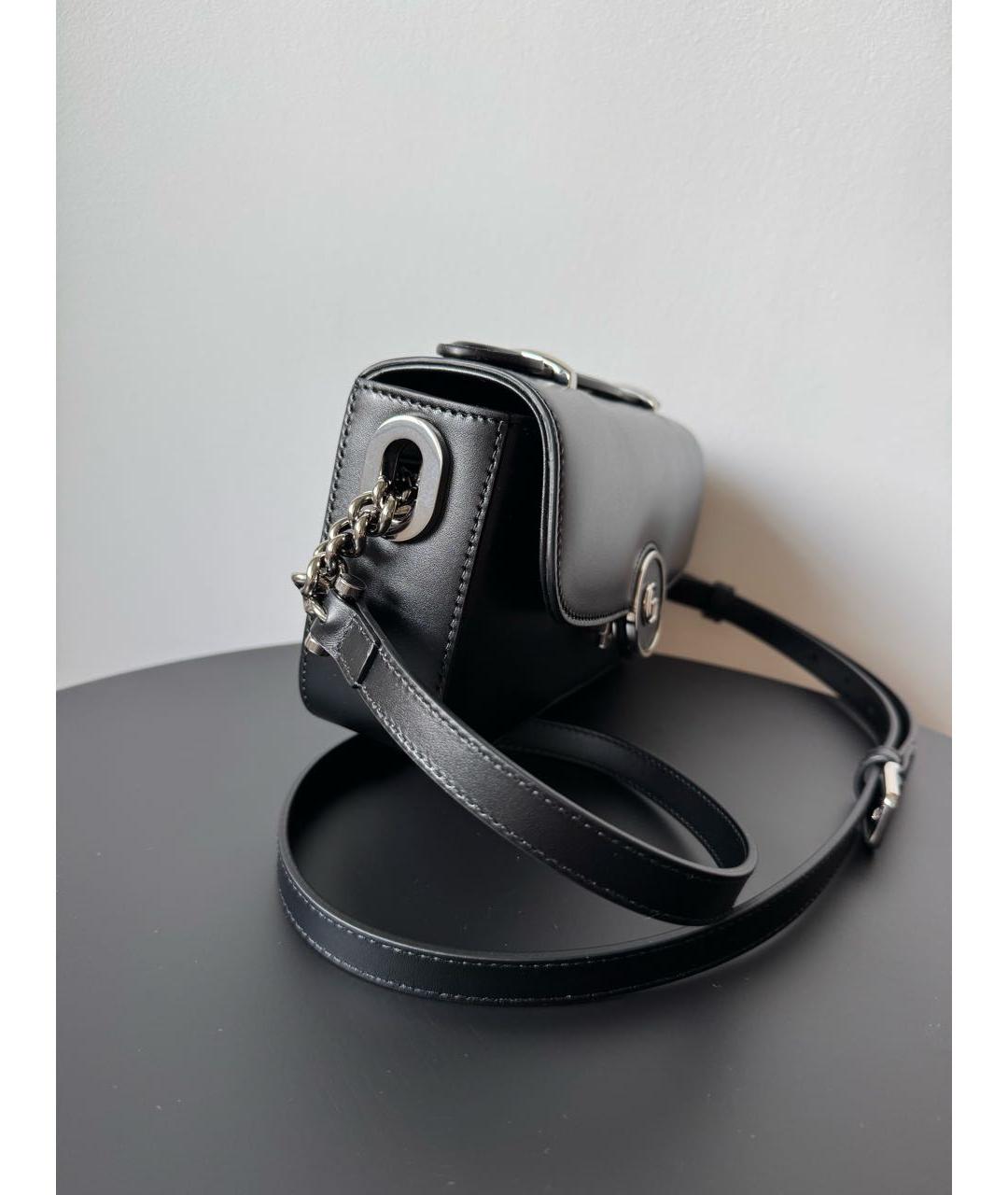 GUCCI Черная кожаная сумка через плечо, фото 2